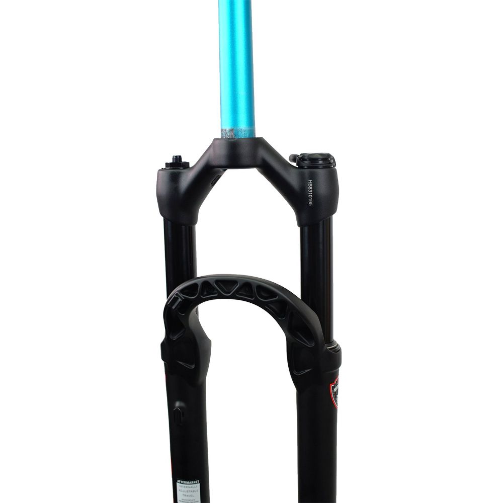 SUSPENSÃO DE BICICLETA 29 AHEAD MANITOU MARKHOR TRAVA REMOTA 100MM - PRETO - AHEAD SET
