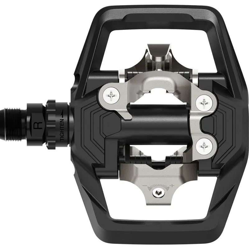 Pedal 9/16 Clip Plataforma Shimano Me700 Com Taquinho - Preto