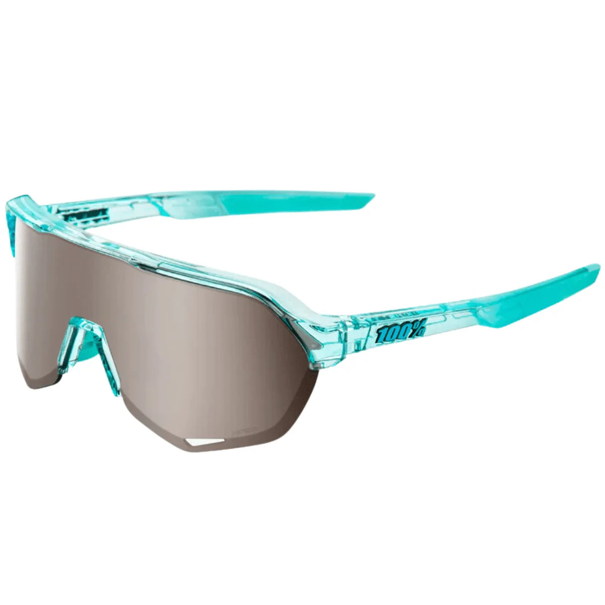 OCULOS 100% S2 -  POLISHED TRANSLUCENT MINT - HIPER SILVER MIRROR LENS