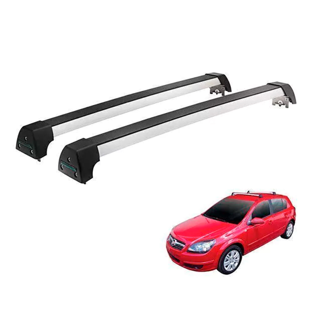 RACK LONG LIFE SPORT ALUM. PRATA P/ CHEVROLET VECTRA GT/GTX - A PARTIR DE 2008 (AVGT) - PRATA