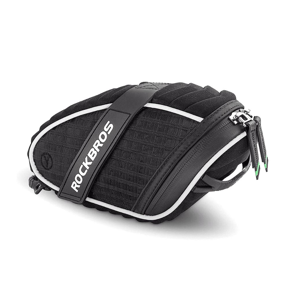 BOLSA DE SELIM DE BICICLETA ROCKBROS C16 IMPERMEÁVEL - PRETO