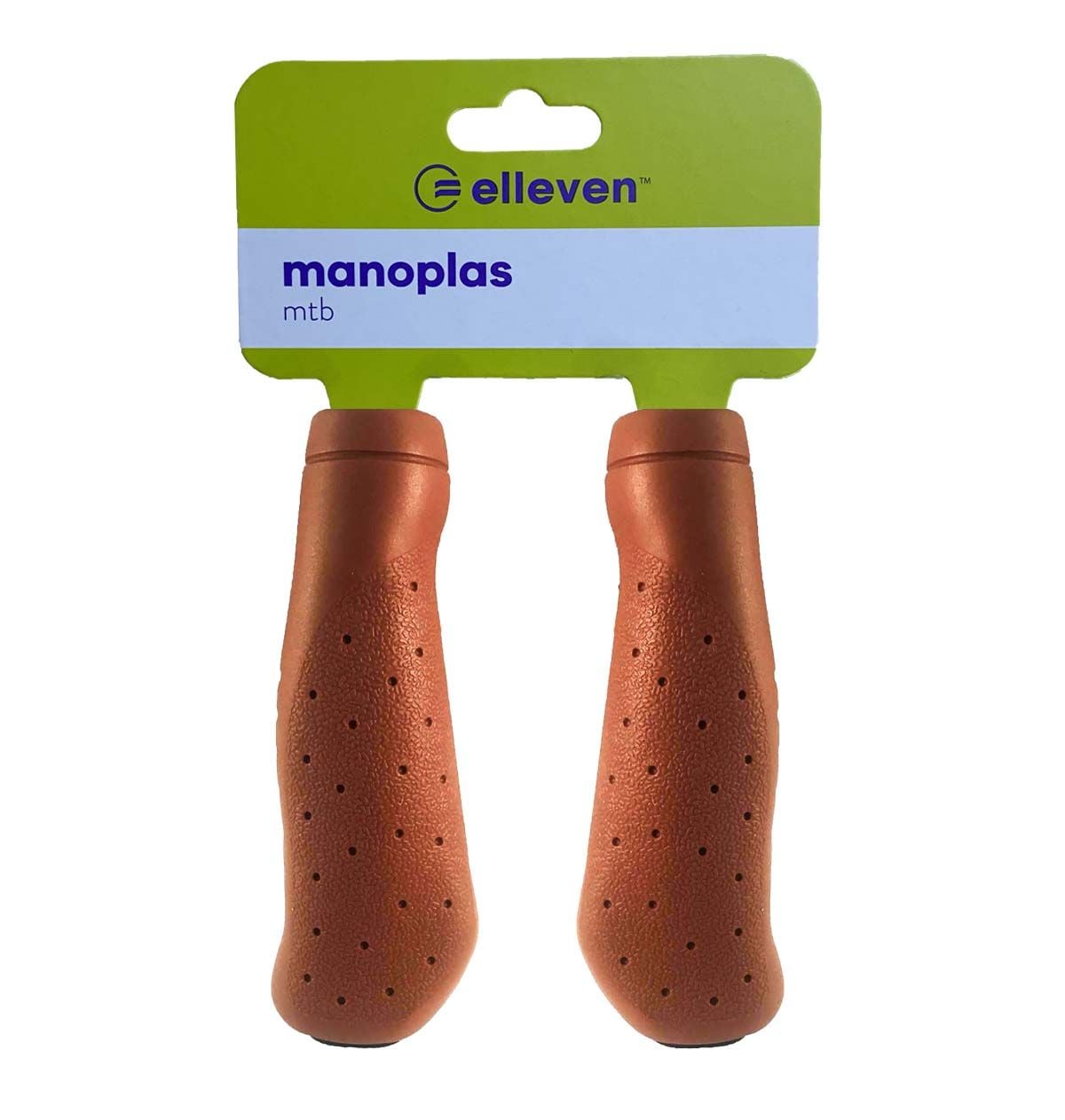 Manopla Elleven 130mm Retrô Tipo Couro Ergonômica - Marrom