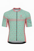 CAMISA CICLISMO PHILIP DILIS FEMININA  VERDE/ROSA - P