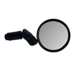 ESPELHO RETROVISOR MINI REDONDO COM REGULÁGEM ELLEVEN - PRETO