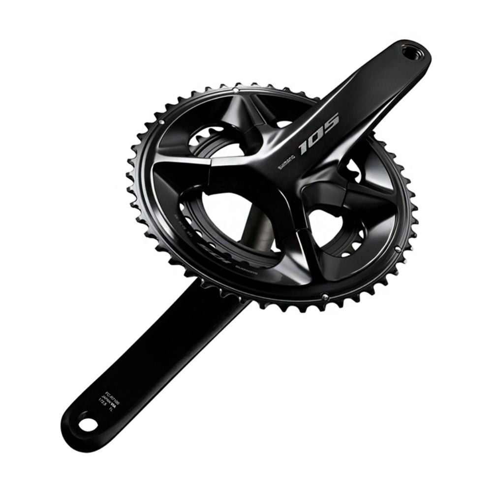 PEDIVELA SHIMANO 105 FC-R7100 50/34D 175MM INTEGRADO 12V S/ MOVIMEN - PRETO