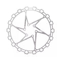 ROTOR DE FREIO A DISCO ALLIGATOR DIAMOND 160mm - PRATA - 160mm