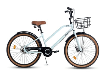 BICICLETA 24 ELLY C/ CESTA AZUL/PRETO