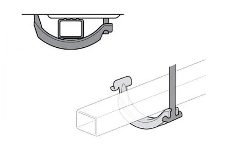 ADAPTADOR DO THULE PRORIDE 598 PARA SQUARE BAR (889-5) - PRETO