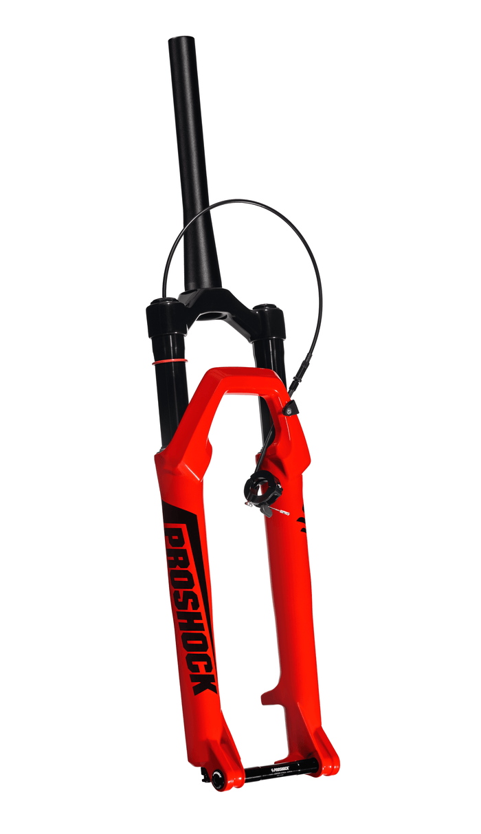 Suspensão Onix Trava No Guidão Spider Aro 29 Tubo Tapered Eixo 15x100 Colors - Outlet - Vermelha / Tapered / 100mm