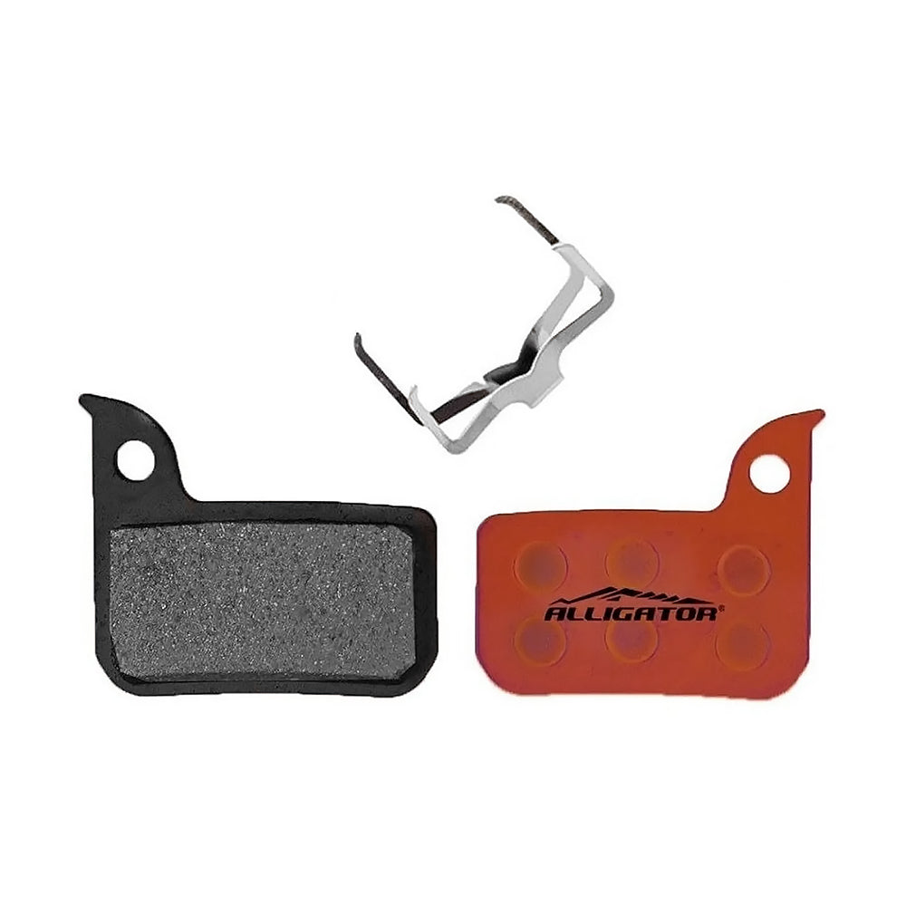 PASTILHA FREIO DISCO ALLIGATOR ORG. AVID/SRAM LEVEL ULTIMATE, LEVEL TLM, RED, FORCE, CX1, RIVAL E 700, C/ MOLA (PAR)