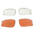 LENTES DE REPOSIÇÃO P/ OCULOS KUOTA 2 PARES CLEAR / MARROM