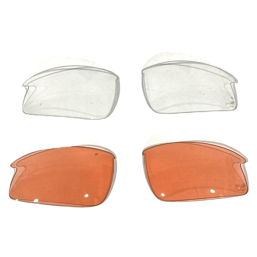 LENTES DE REPOSIÇÃO P/ OCULOS KUOTA 2 PARES CLEAR / MARROM