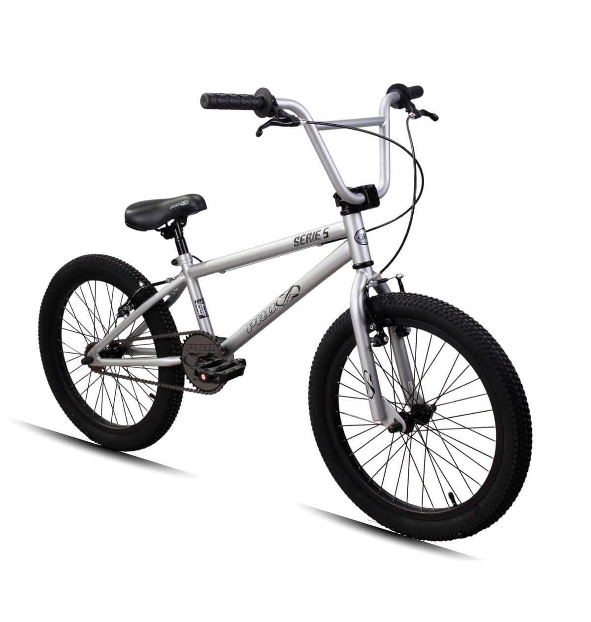 Bicicleta Aro 20 Aço Bmx Serie 5 Grafite Acetinado