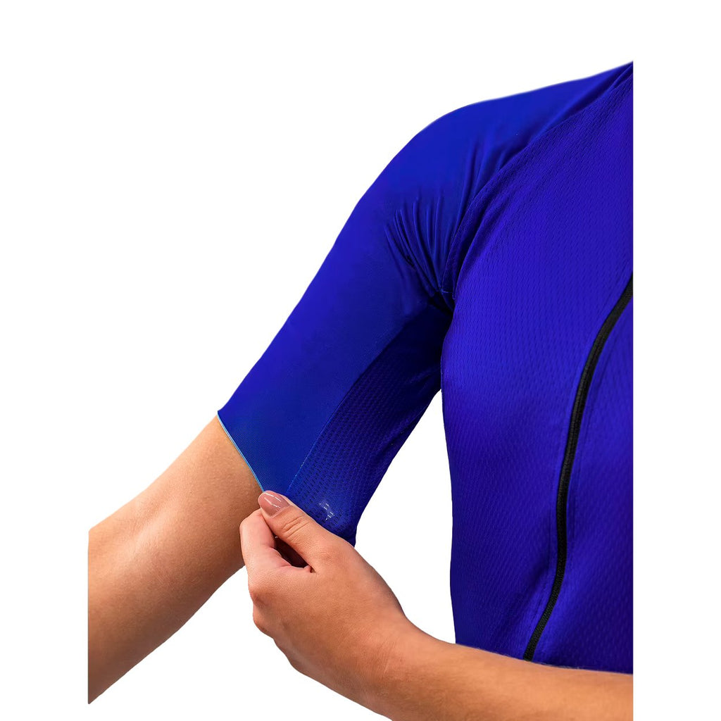 Camisa Ciclismo Free Force Start All Fit Feminina - Azul - M