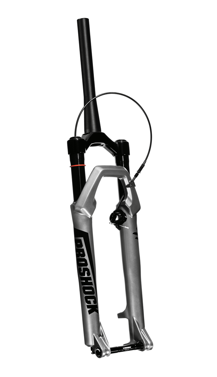 Suspensão Onix Trava No Guidão Spider Aro 29 Tubo Tapered Eixo 15x100 Colors - Outlet - Cinza metálica / Tapered / 100mm
