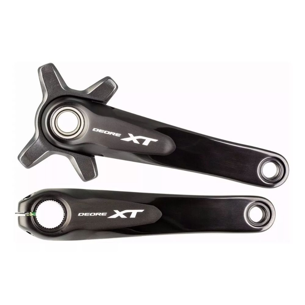 PEDIVELA SHIMANO XT 11v 1x11 2x11 FC-M8000 HOLLOWTECH S/COROA (175MM) - PRETO