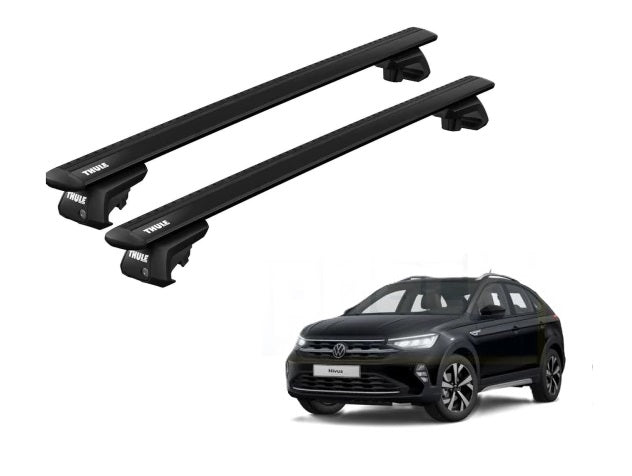 RACK DE TETO THULE WINGBAR EVO P/ VOLKSWAGEM NIVUS - PRETO