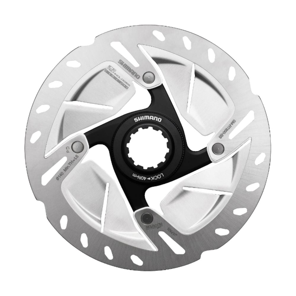 ROTOR DE FREIO A DISCO SHIMANO C. LOCK ULTEGRA RT800 FREEZA 140mm - PRATA - 140mm