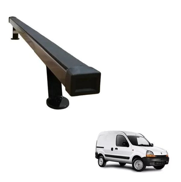 RACK DE TETO LONG LIFE AÇO P/ PESADO KANGOO - 1200 MM (TODOS OS ANOS - INCLUSIVE 2025) (PKGO) - PRETO