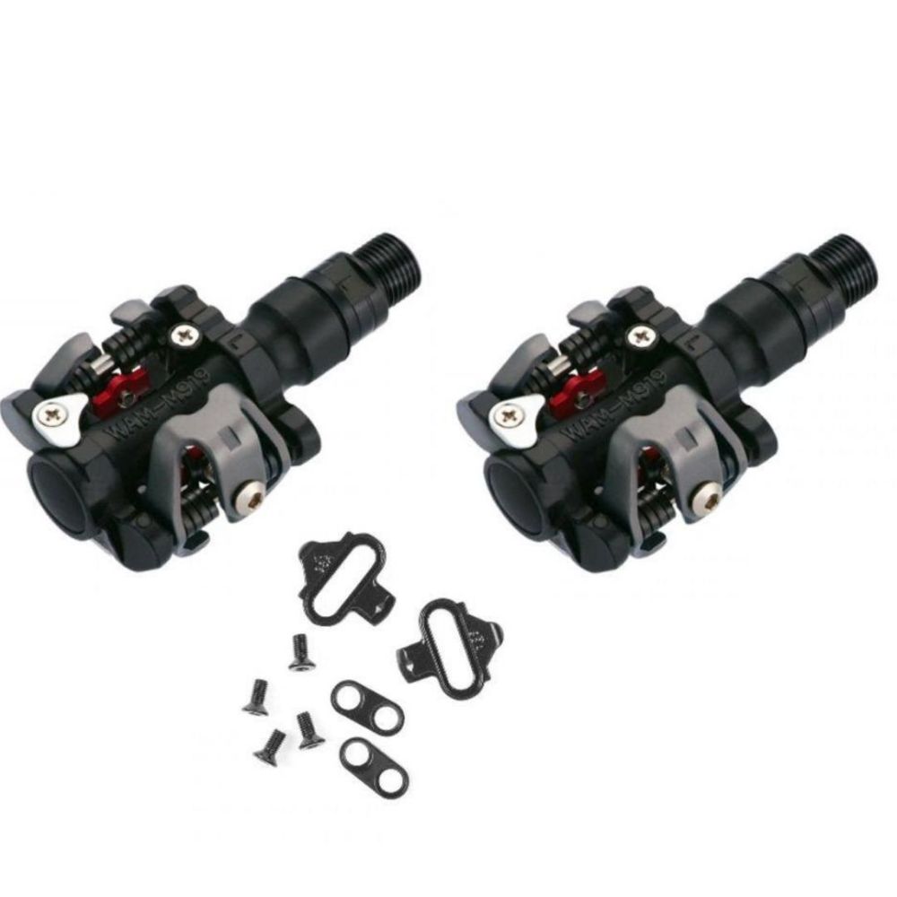 PEDAL CLIP WELLGO MTB WAM-M919 COM TAQUINHO - PRETO