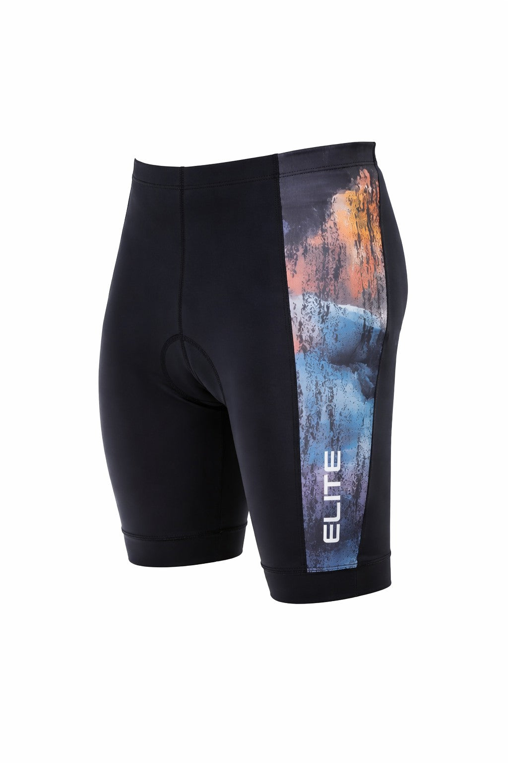 Bermuda ELITE Esporte Masc P/ Ciclista UV PROT/FULLMAXX M PRETO/COLORIDO