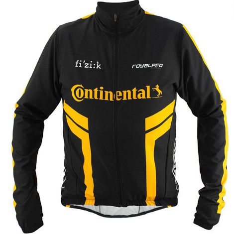 JAQUETA CORTA VENTO MARCIO MAY CONTINENTAL/TOPEAK - PRETO/AMARELO / M
