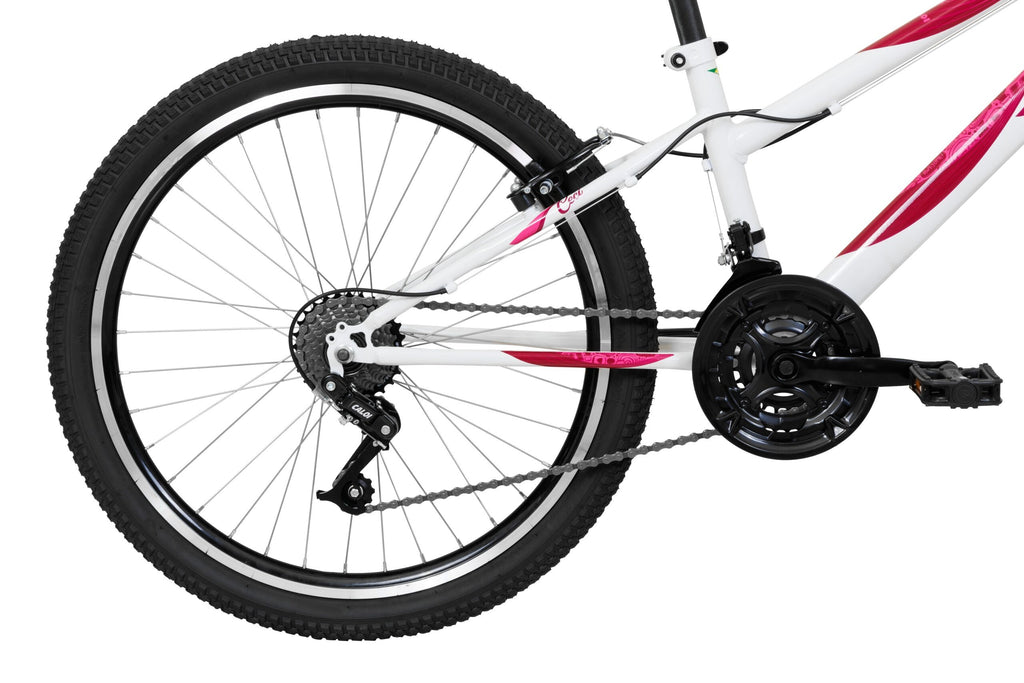 Bicicleta 24 Caloi Ceci 21v Branco Lançamento