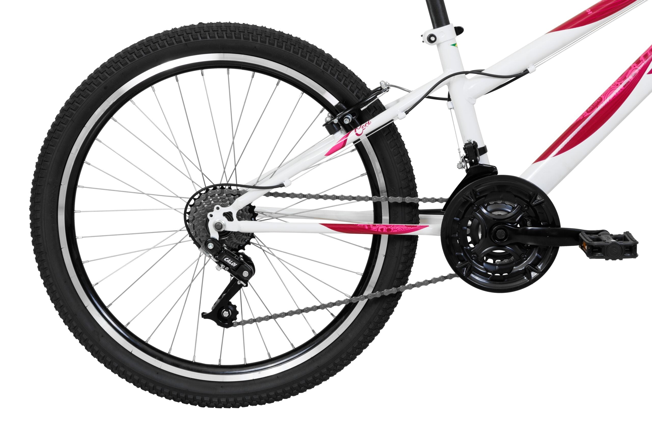 Bicicleta 24 Caloi Ceci 21v Branco Lançamento