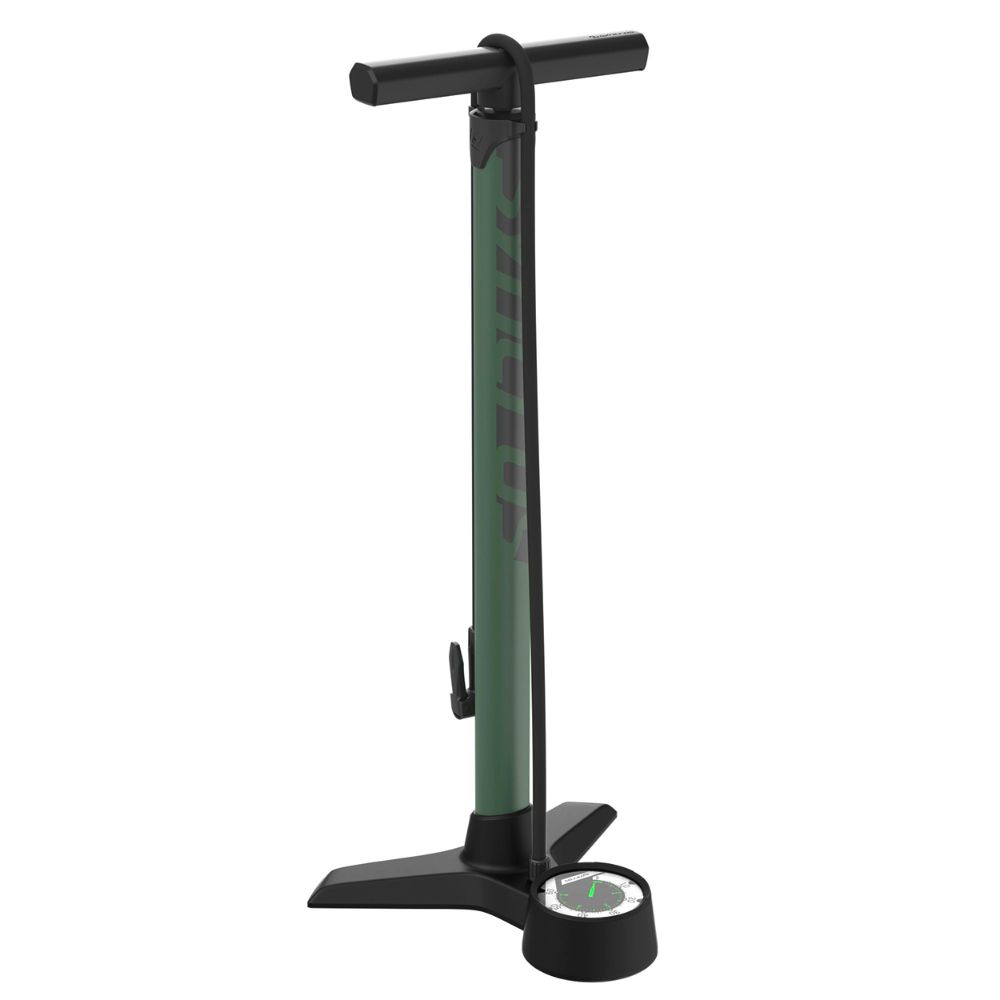 BOMBA OFICINA SYNCROS VERNON 3.0 P/ TUBELESS COM MANÔMETRO - VERDE