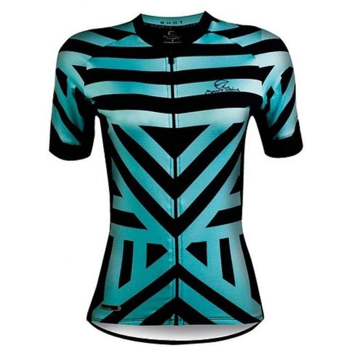 CAMISA CICLISMO MAURO RIBEIRO SHOT FEMININA FIT - AZUL / P