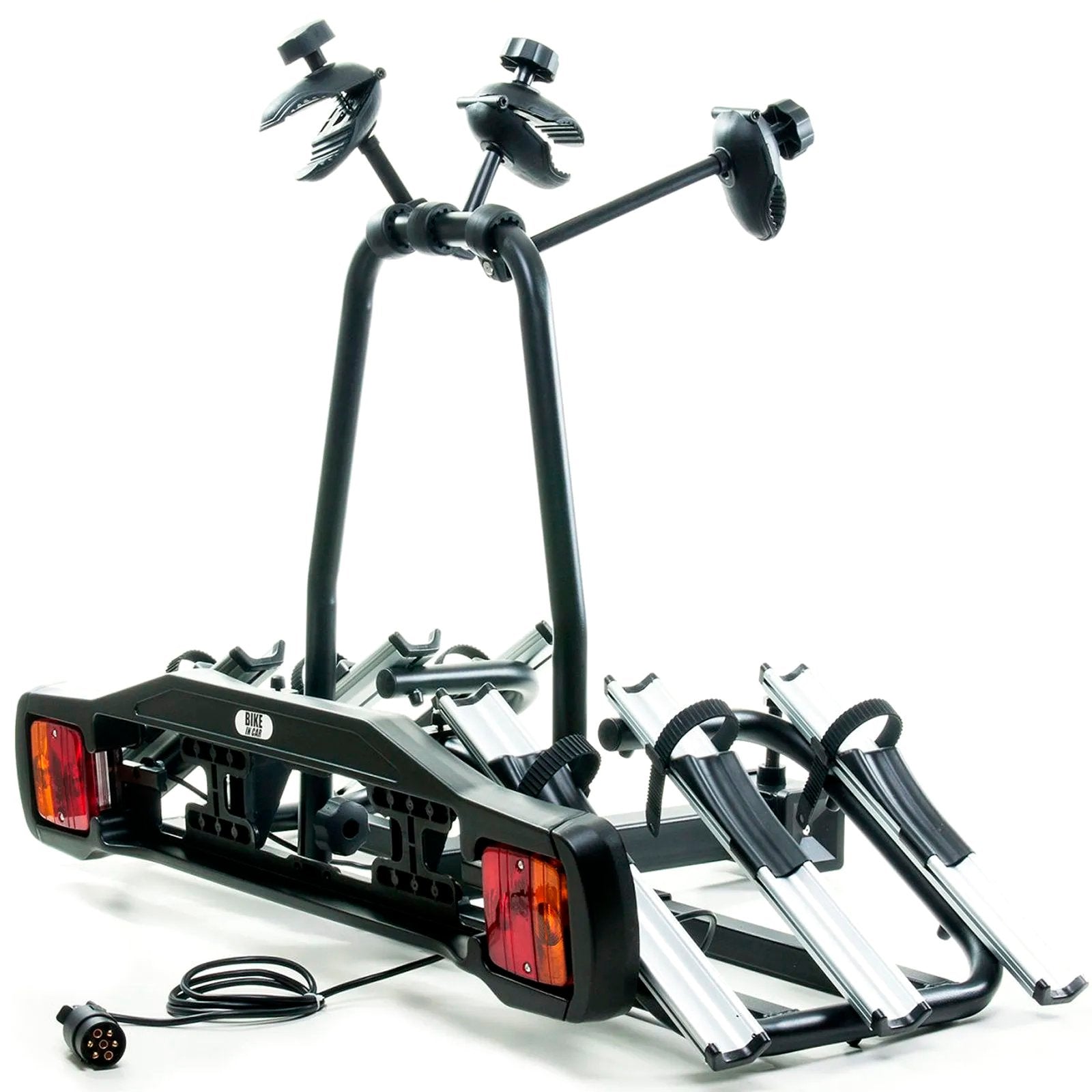 TRANSBIKE ALUMÍNIO BIKE IN CAR ENGATE TIPO PLATAF. 2 BIKES