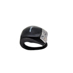 PISCA SINALIZADOR ELLEVEN DIANT/TRÁS LED 3 FUNÇÕES SILICONE PRETO