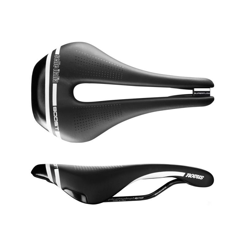 SELIM SELLE ITALIA NOVUS BOOST TM SUPERFLOW S MANGANES - PRETO