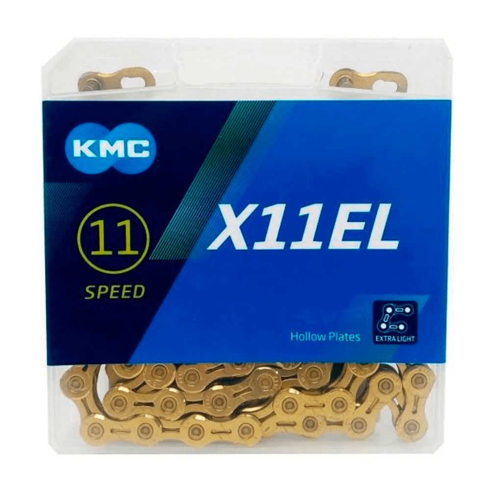 Corrente Fina Kmc X11-El Ti Gold P/ 11v - Dourado