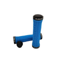 MANOPLA MTB ANTIDERRAPANTE 130MM ELLEVEN C/ TRAVA NATURAL/AZUL
