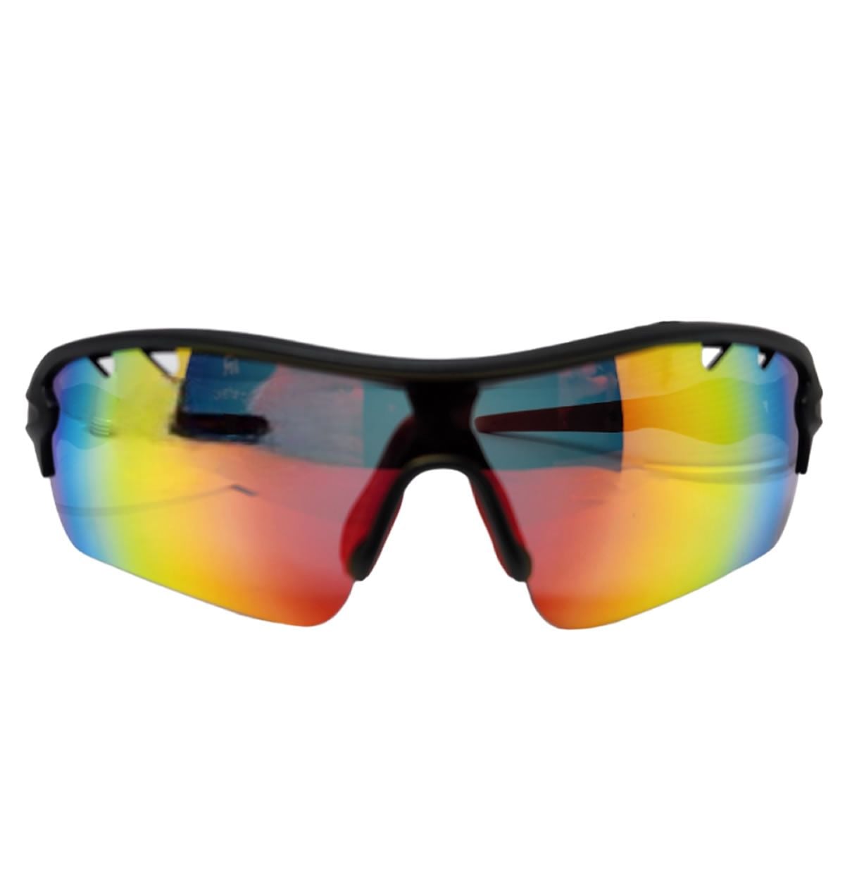 OCULOS CICLISMO ELLEVEN EL50 LENTE POLICARBONATO COLORS UV400 PRETO/VERMELHO