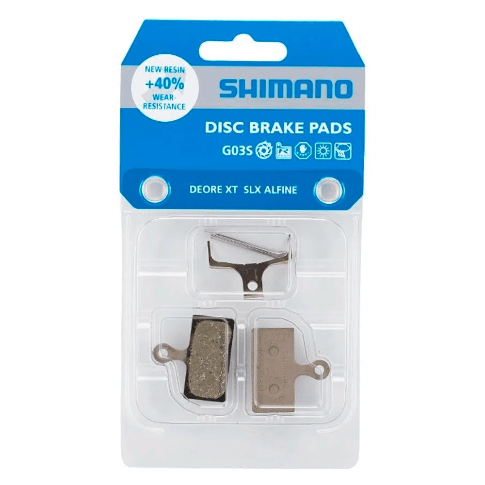PASTILHA FREIO DISCO SHIMANO G03S RESINA XTR/XT  - CINZA