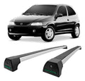 RACK LONG LIFE SPORT ALUM. PRATA P/ CHEVROLET CELTA - 2/4 PORTAS (ACs) - PRATA