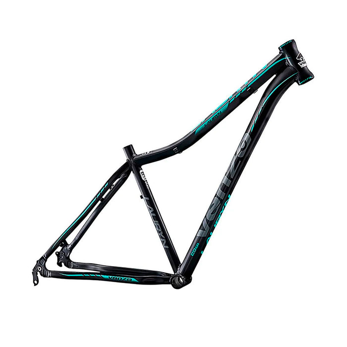QUADRO 29 VENZO LAURYN MTB - PRETO/AZUL CLARO / (S - 15)