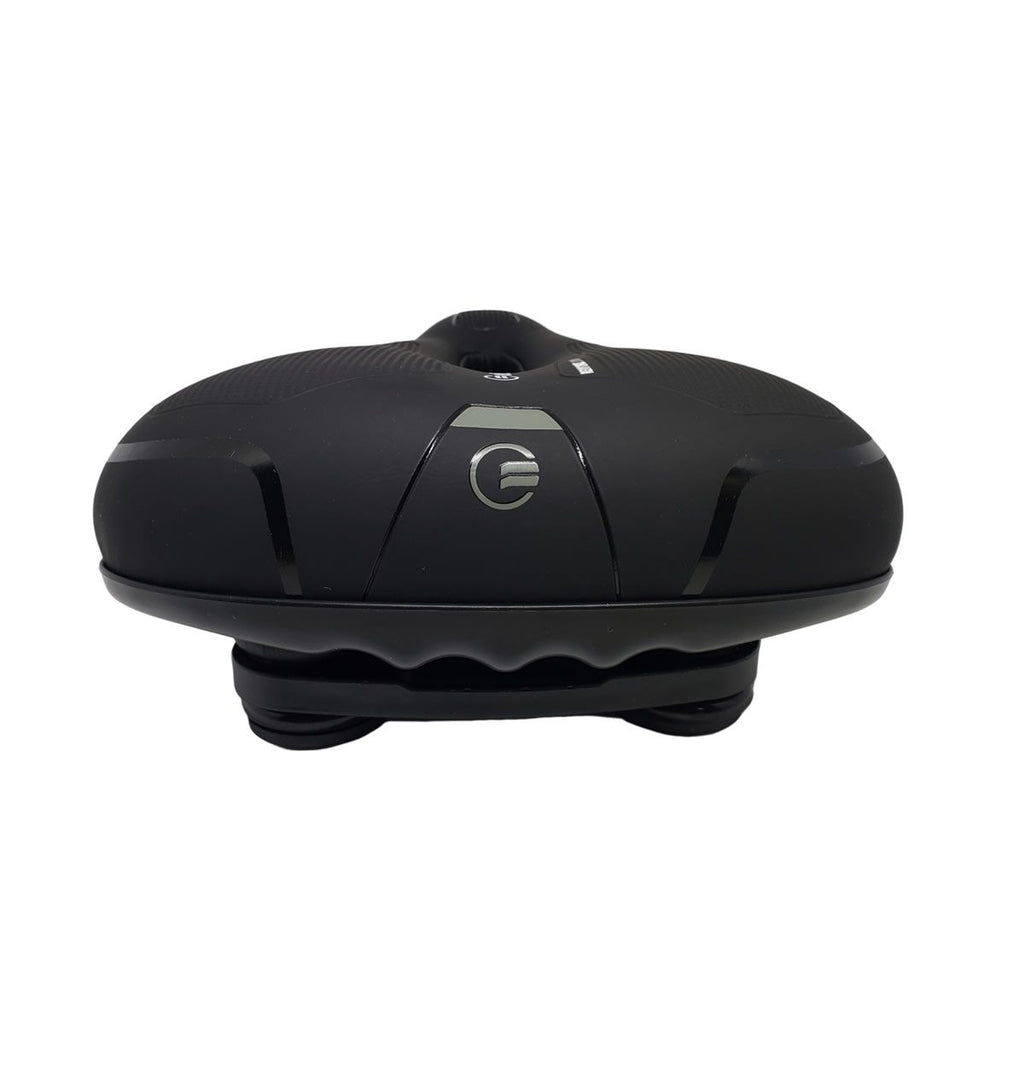 Selim Elleven City Confort Gel 2 Molas 255x186mm - Preto