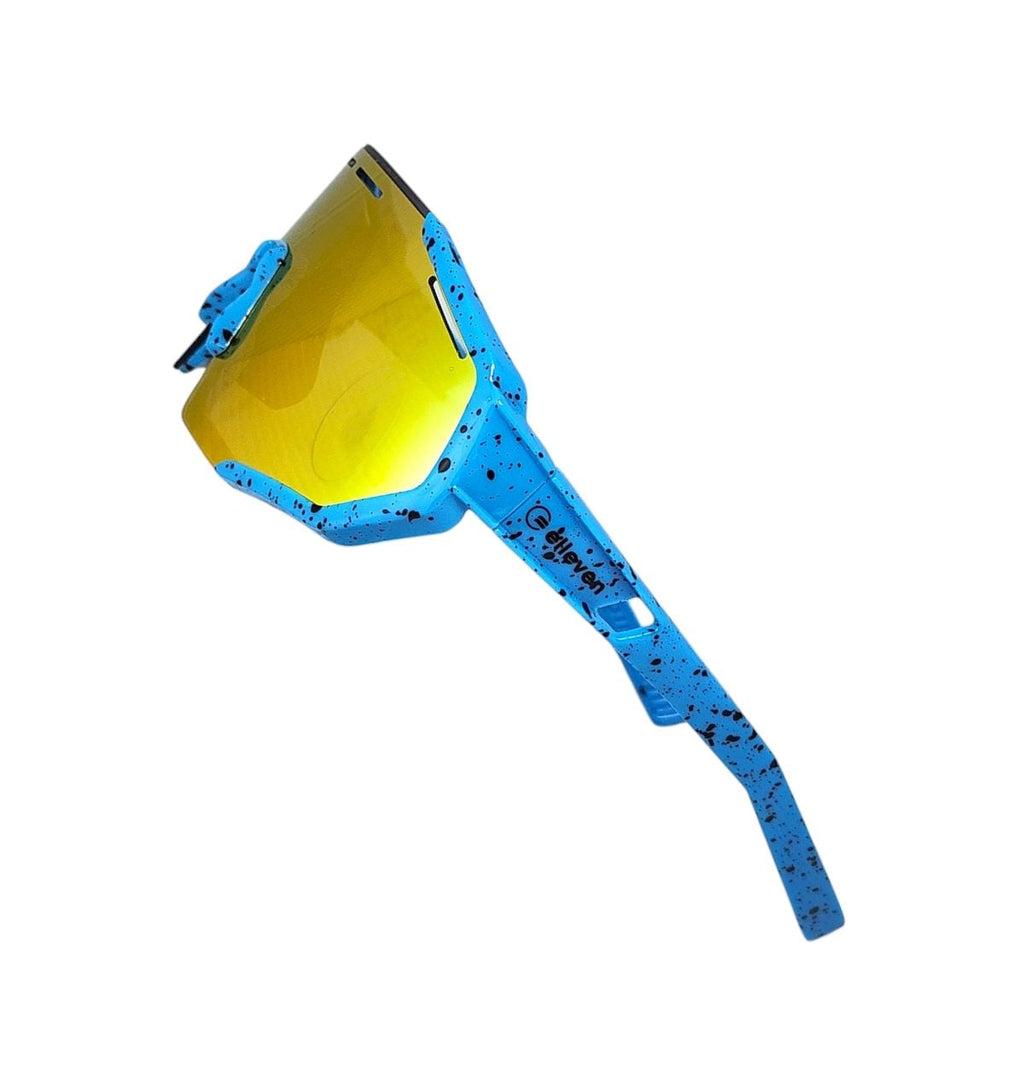 Oculos Ciclismo Kids Elleven Xq547 Lente Policarbonato Colors Uv400 Azul