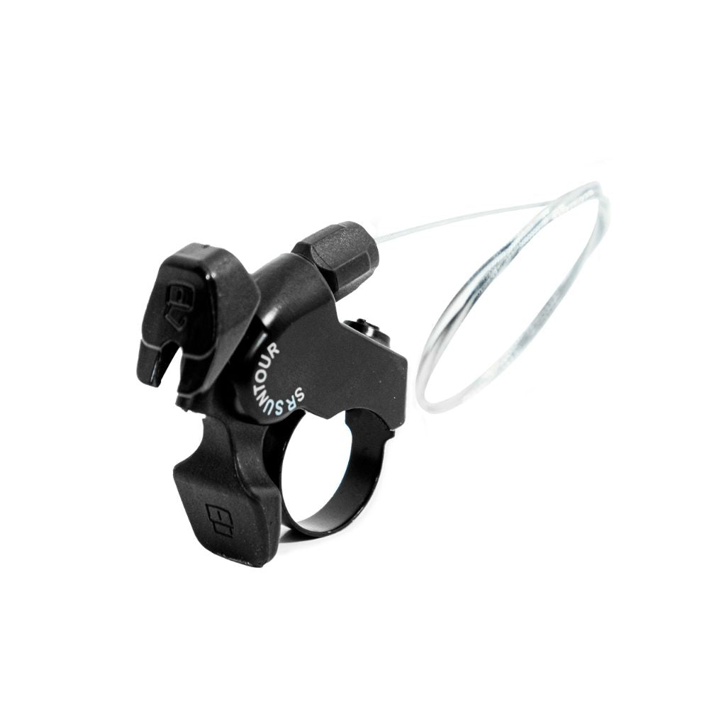 SUSPENSÃO DE BICICLETA 29 AHEAD SUNTOUR XCM30 TAPERED 100MM TRAVA REMOTA - PRETO - TAPERED