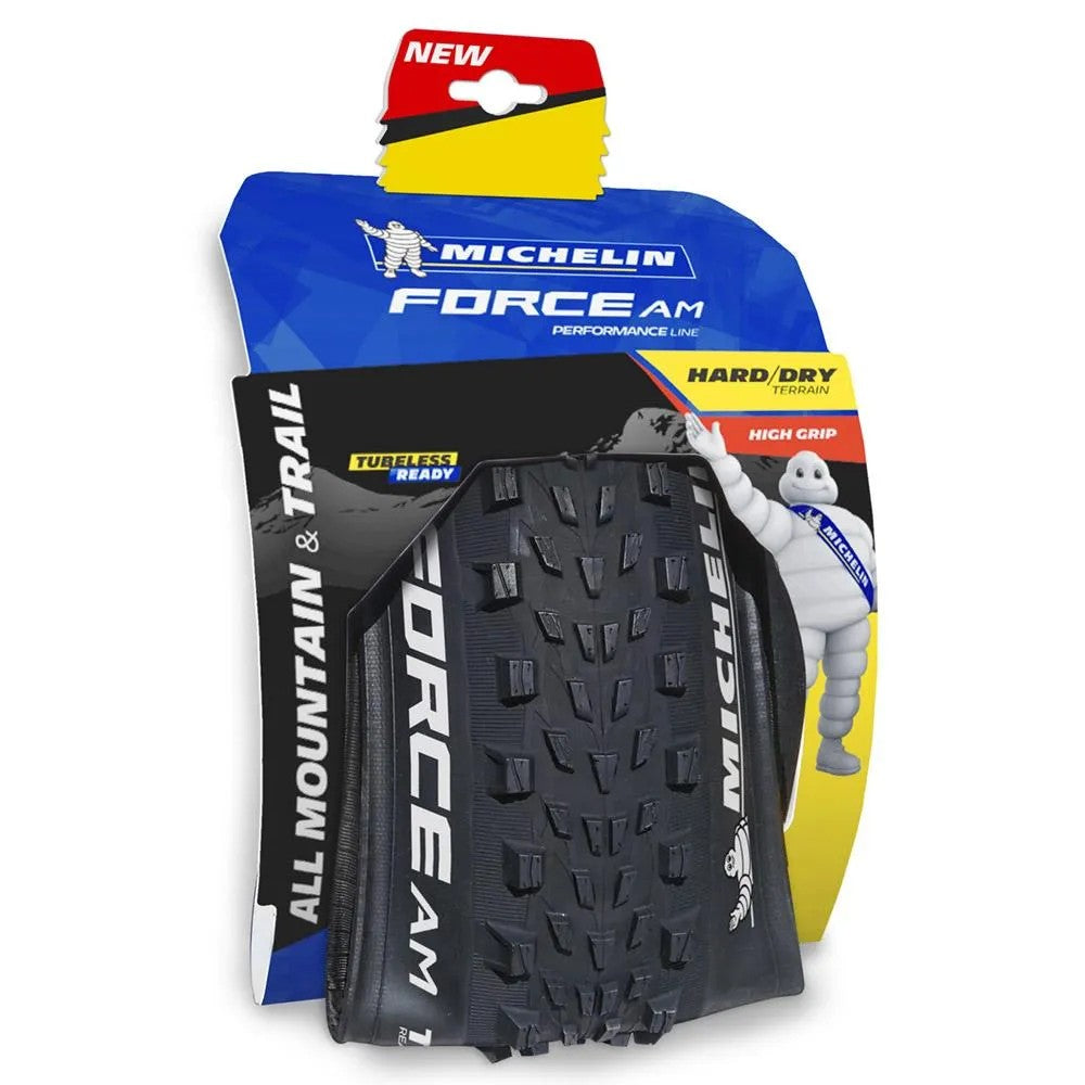 Pneu Michelin Force AM Performance 29x2.35 Dobrável Tubeless Ready - Preto