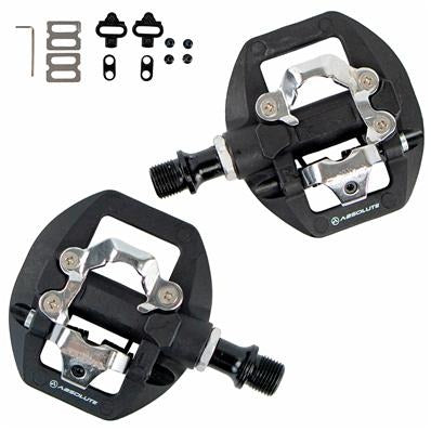 PEDAL 9/16 CLIP ABSOLUTE MTB DUAL