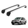RACK DE TETO LONG LIFE SPORT ALUM. P/ VOYAGE G7 A PARTIR DE 2009 FIXA NO FRISO (AG-5) - PRATA