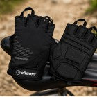 Luva Ciclismo Aberta Elleven Basic Preta Tamanho M