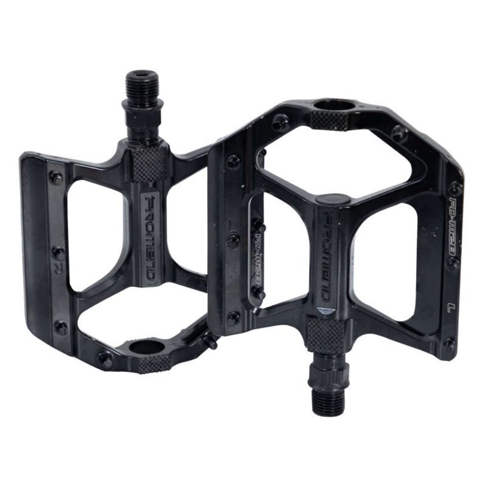PEDAL 9/16 PLATAFORMA PROMEND M28 ALUMÍNIO - PRETO