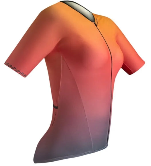 CAMISA CICLISMO UP APPAREL FEMININA CITY ORANGE
