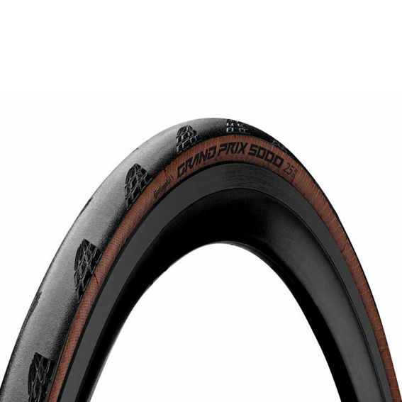 PNEU 700X28 CONTINENTAL GRAND PRIX 5000 VECTRAN B. BLKCHILI - PRETO/MARROM - 700X28