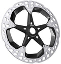 ROTOR DE FREIO A DISCO SHIMANO C. LOCK EXT. XTR/DURA ACE MT900 ICE TECH FREEZA - PRETO/PRATA - 203mm